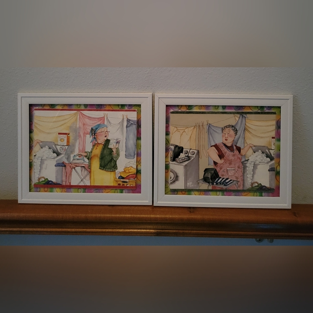Laundry canvas prints